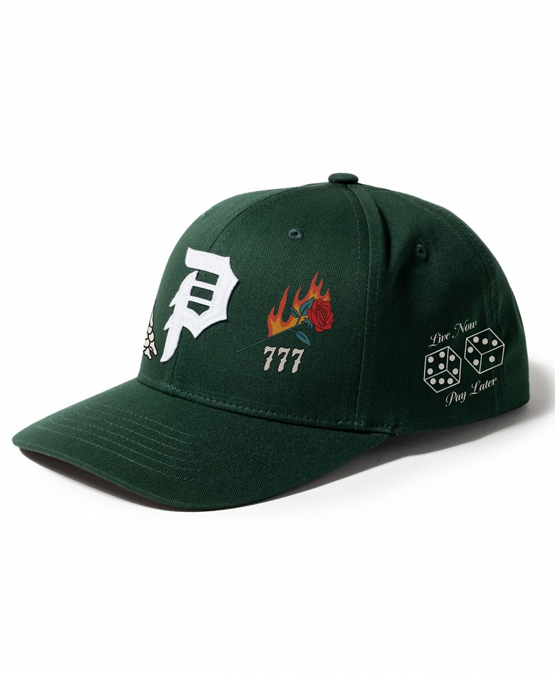 PRIMITIVE BLACKJACK SNAPBACK GREEN