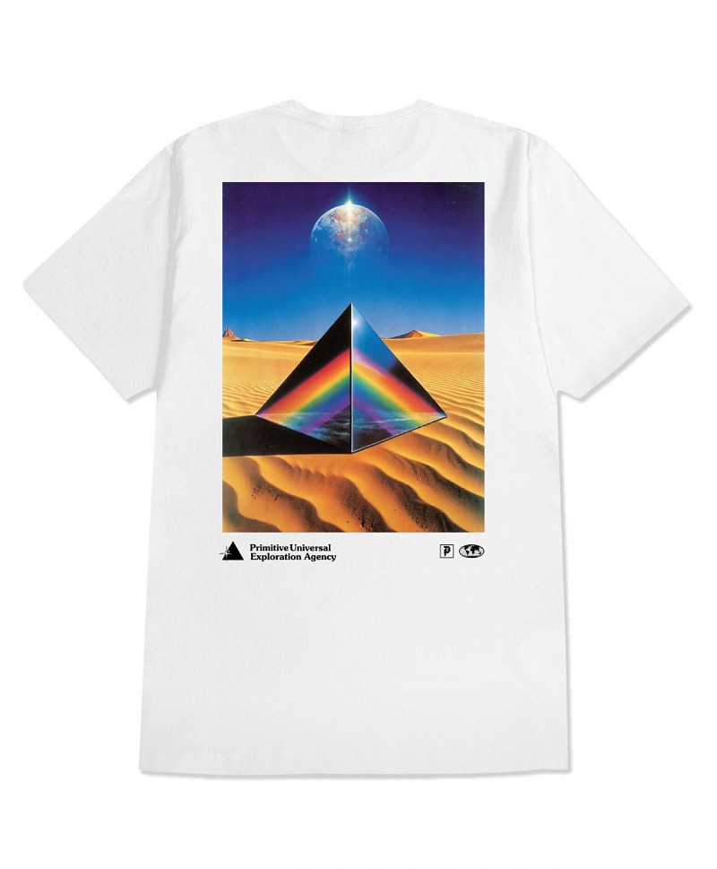 PRIMITIVE AGENCY TEE WHITE