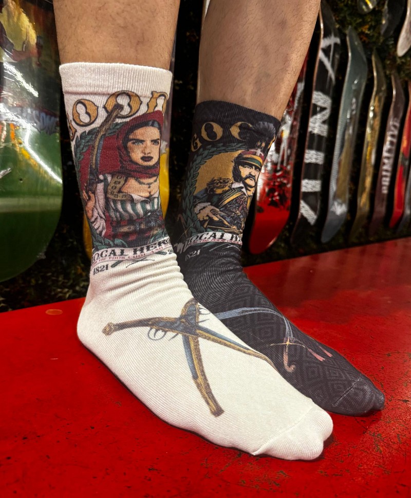 GOODBIE LEGENDS ROMANCE CREW SOCKS