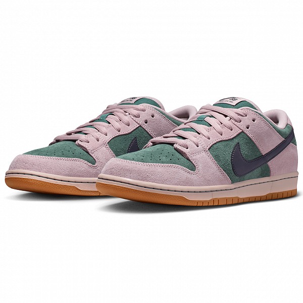 NIKE SB DUNK LOW PRO MINERAL SLATE/DARK RAISIN-PARTICLE ROSE