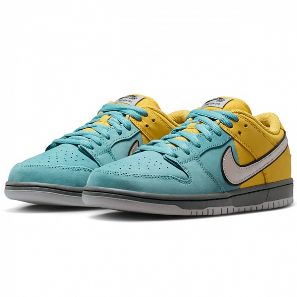 NIKE SB DUNK LOW PRO 'MUNI FAST PASS' LIGHTENING/WOLF GREY-DENIM TURQ