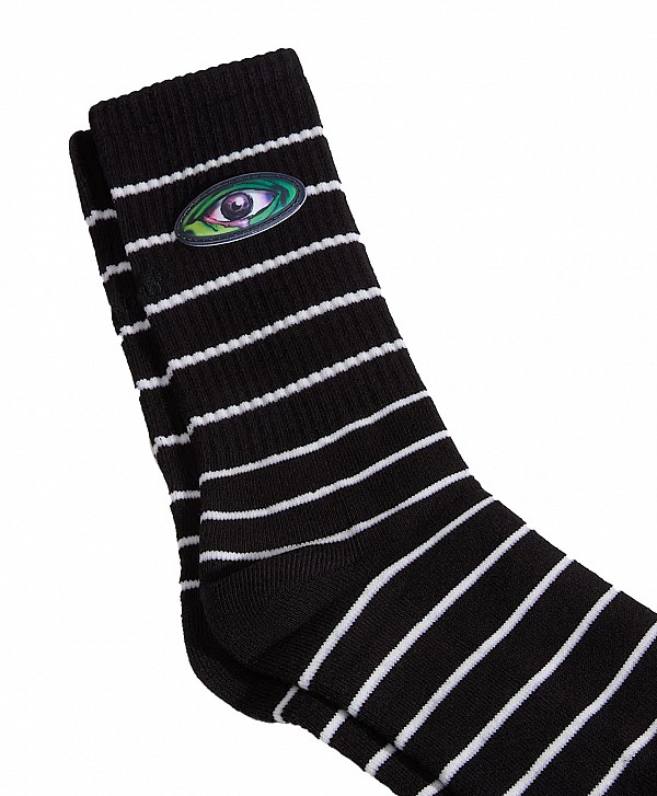 VANS LX WRECKPACK EYE CREW SOCKS BLACK