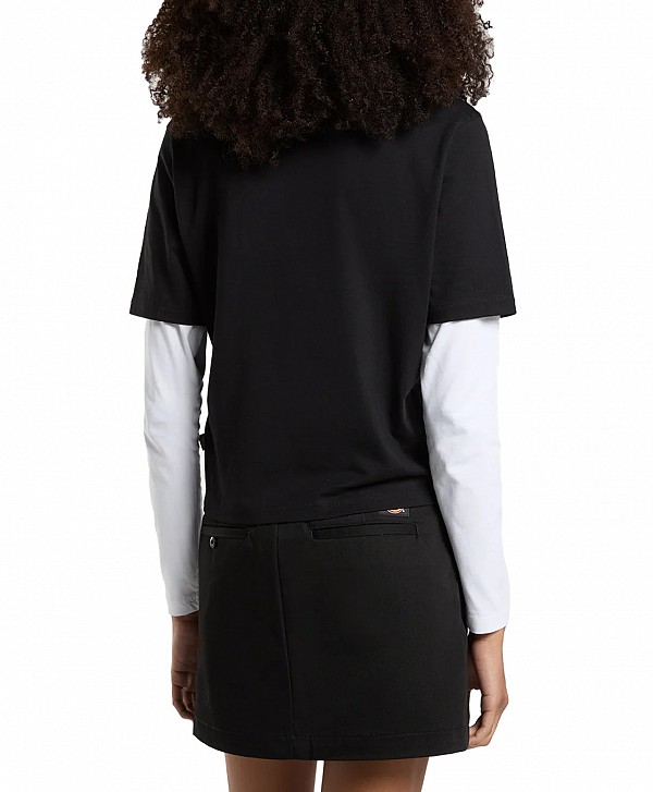 DICKIES WOMEN'S UNION WRAP SKIRT BLACK