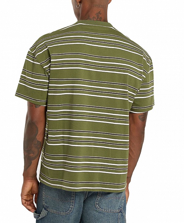 DICKIES EAST LIBERTY STRIPE TEE CYPRESS