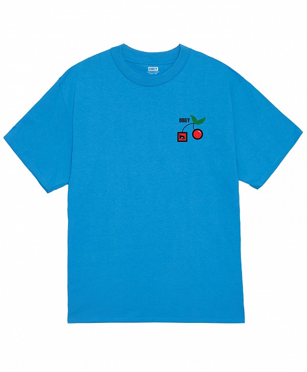 OBEY ALTERNATIVE LIFESTYLES TEE AZURE BLUE