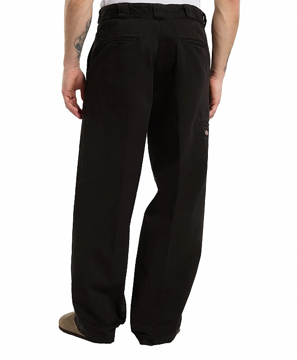 DICKIES 247 LOOSE WORK PANTS BLACK GARMENT DYED