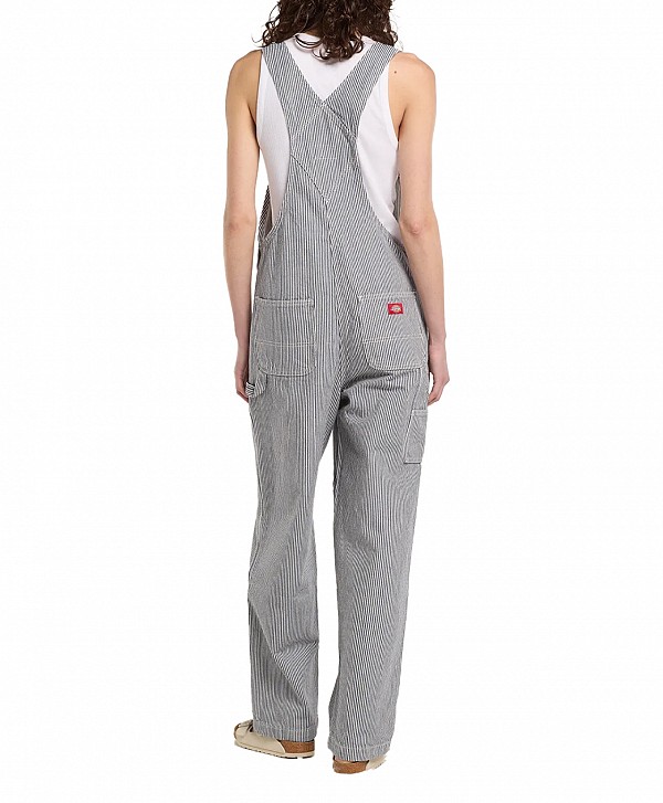 DICKIES WOMEN'S HICKORY BIB RETRO INDIGO