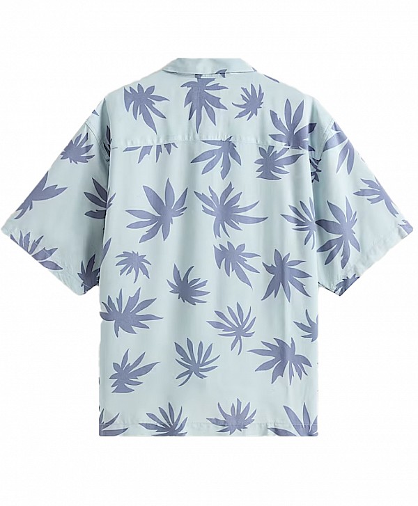VANS VAN DOREN PRINTED CAMP SHIRT DAWN MIST