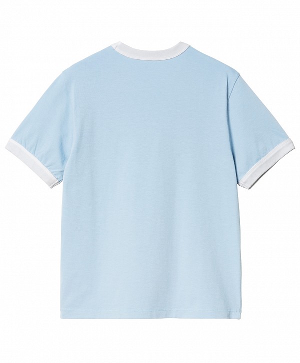 CARHARTT WIP IP RINGER TEE ICARIA/WHITE