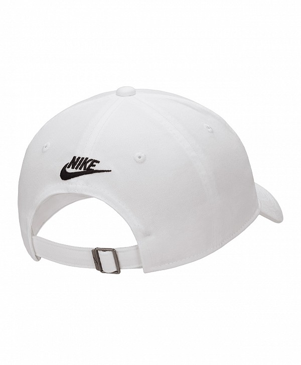 NIKE CLUB UNSTRUCTURED JDI CAP WHITE/BLACK