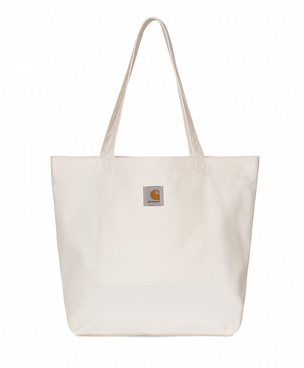 CARHARTT WIP CANVAS GRAPHIC TOTE BAG WILD LIFE PRINT/NATURAL