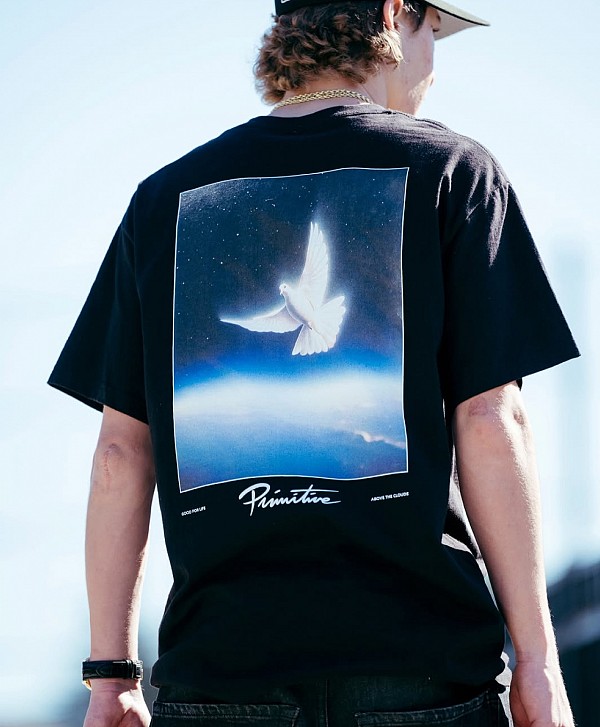 PRIMITIVE ABOVE II TEE BLACK