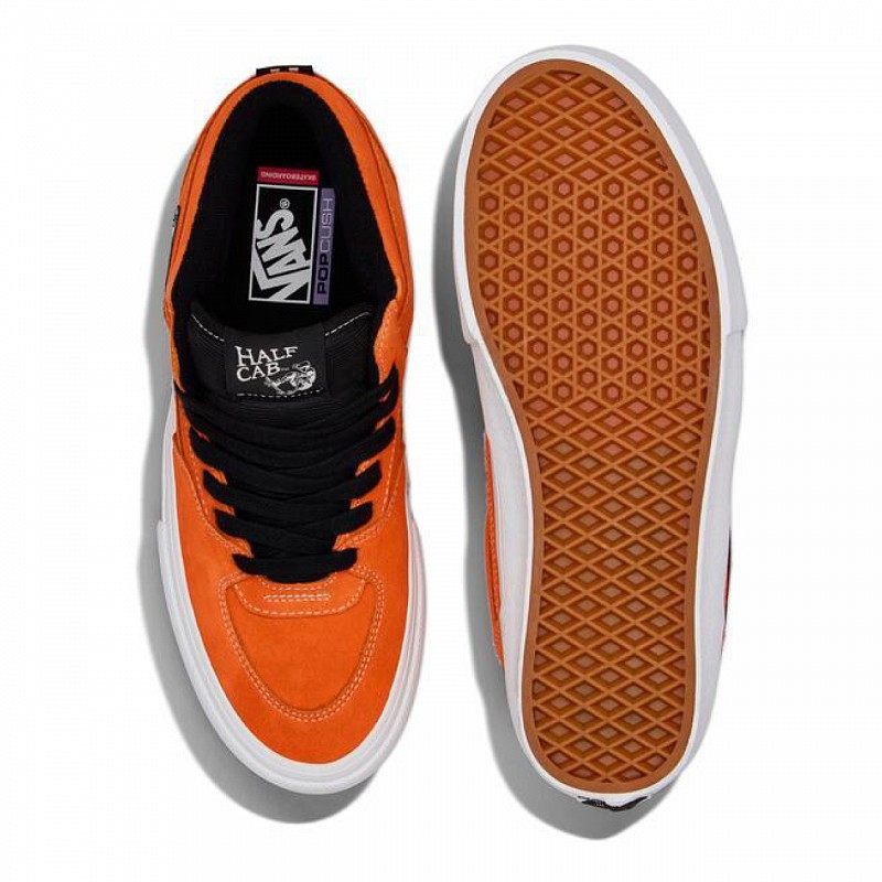 VANS SKATE HALF CAB FLAME/WHITE