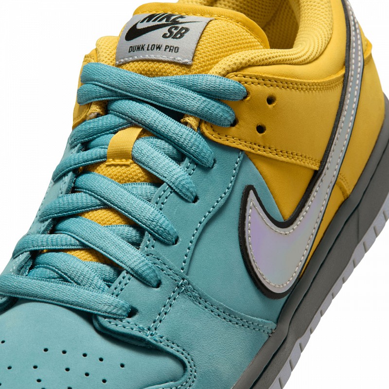 NIKE SB DUNK LOW PRO MUNI FAST PASS LIGHTENING/WOLF GREY-DENIM TURQ