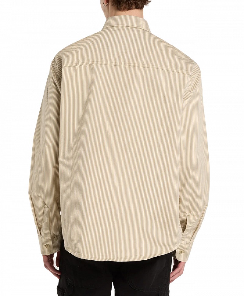 DICKIES HICKORY WORK SHIRT EUCALYPTUS