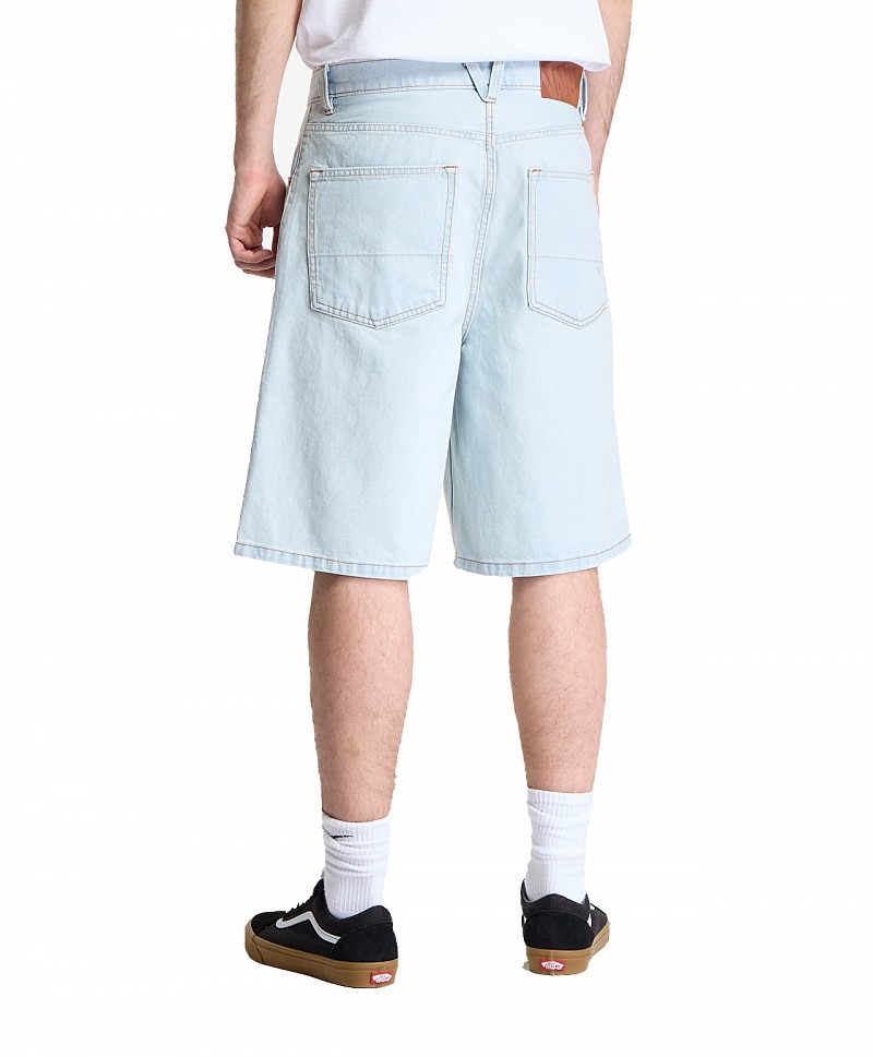 VANS LX CHECK-5 BAGGY DENIM SHORT BLUE ICE