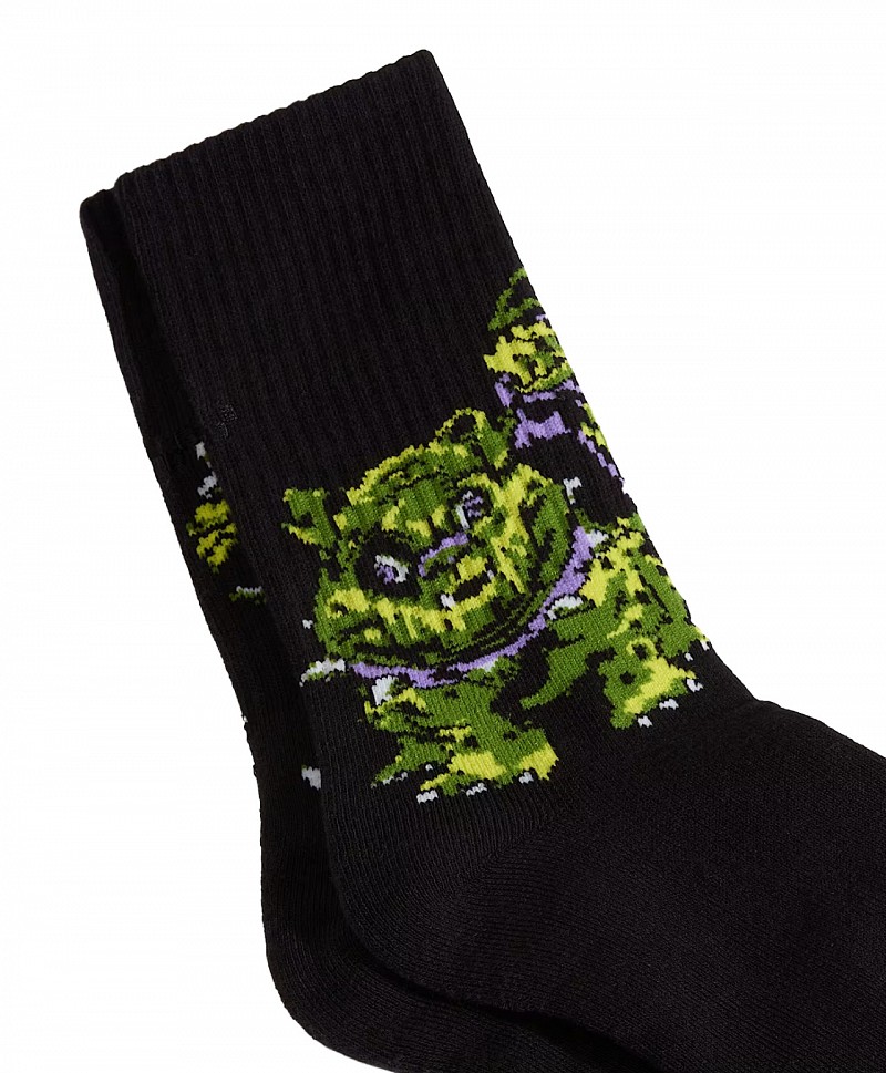 VANS LX WRECKPACK ALIEN DOG CREW SOCKS BLACK