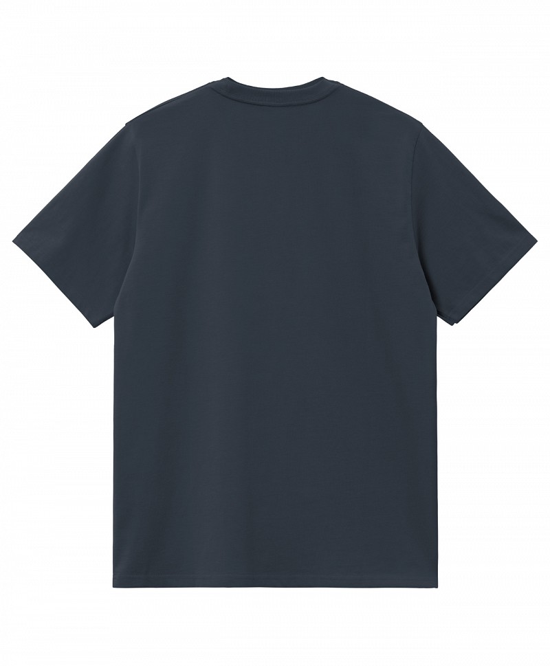 CARHARTT WIP AMERICAN SCRIPT TEE DEEP NIGHT