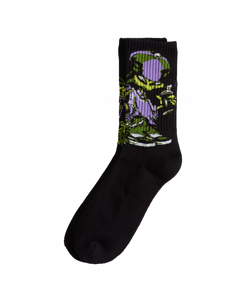 VANS LX WRECKPACK ALIEN DOG CREW SOCKS BLACK