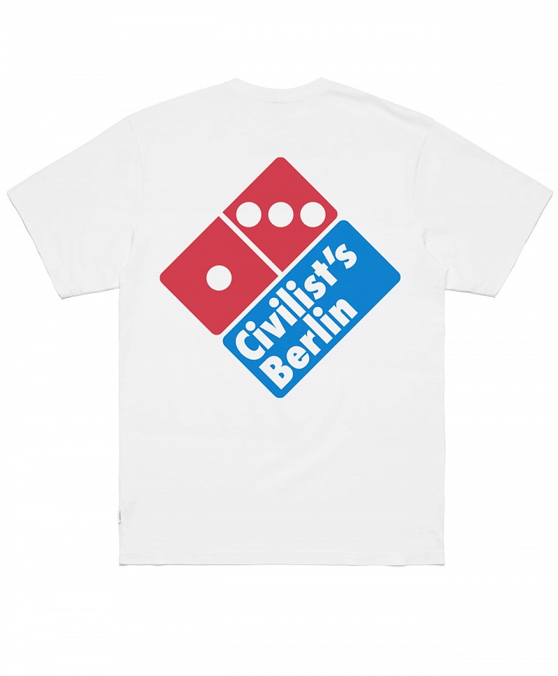 CIVILIST DOMINO TEE WHITE