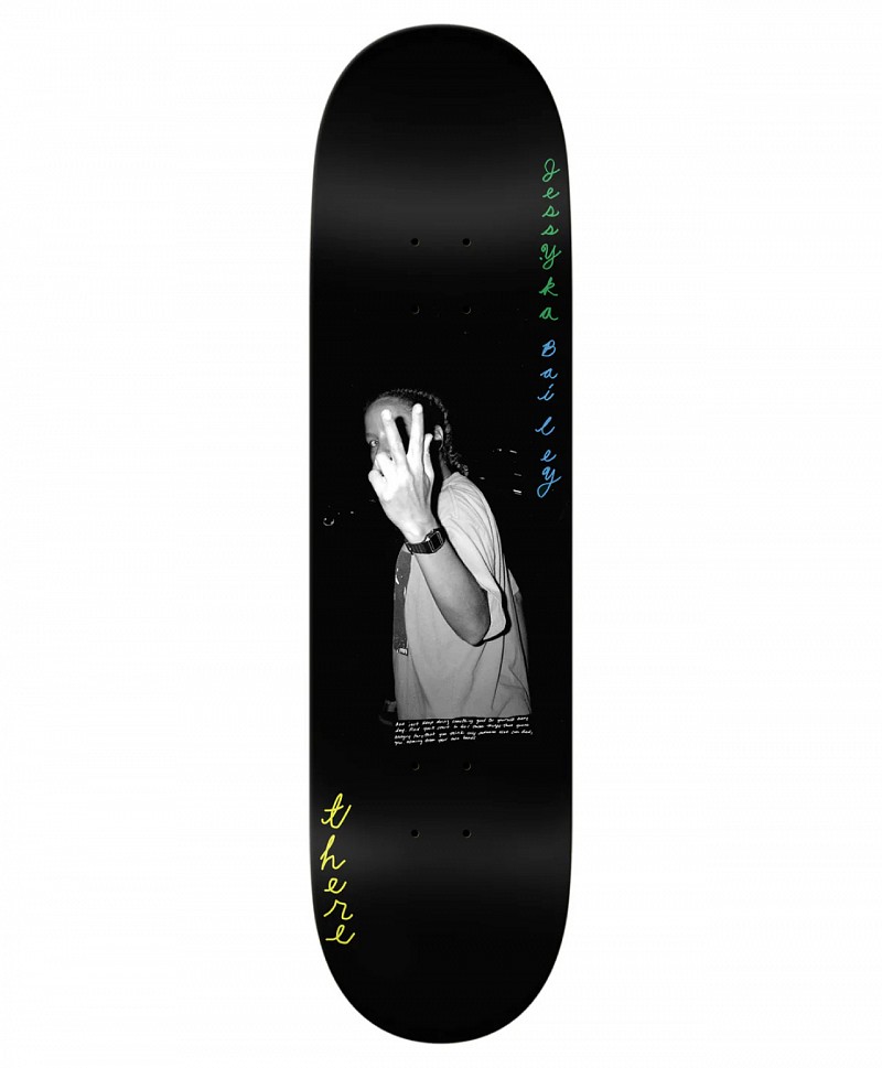 THERE JESSYKA EVERYDAY SKATE DECK 8.06 BLACK