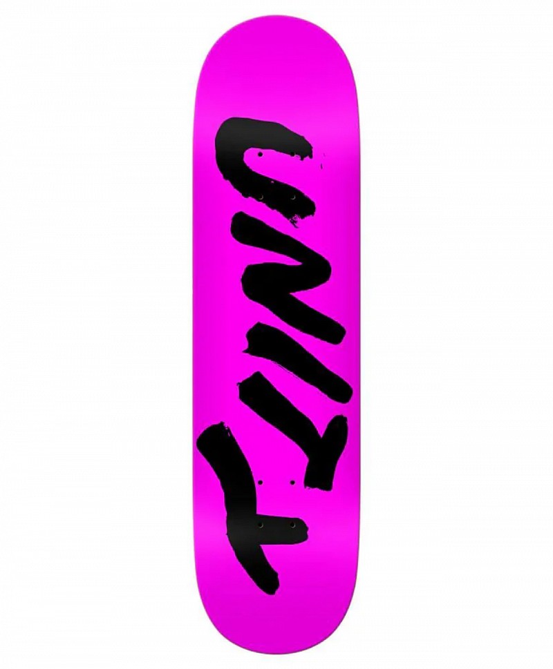 UNITY WET BLACK SKATE DECK 8.25 PINK