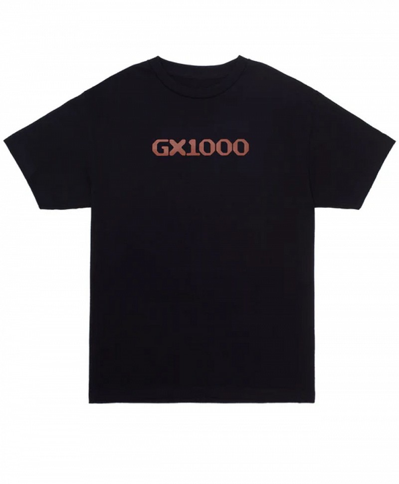 GX1000 OG LOGO TEE BLACK/BROWN