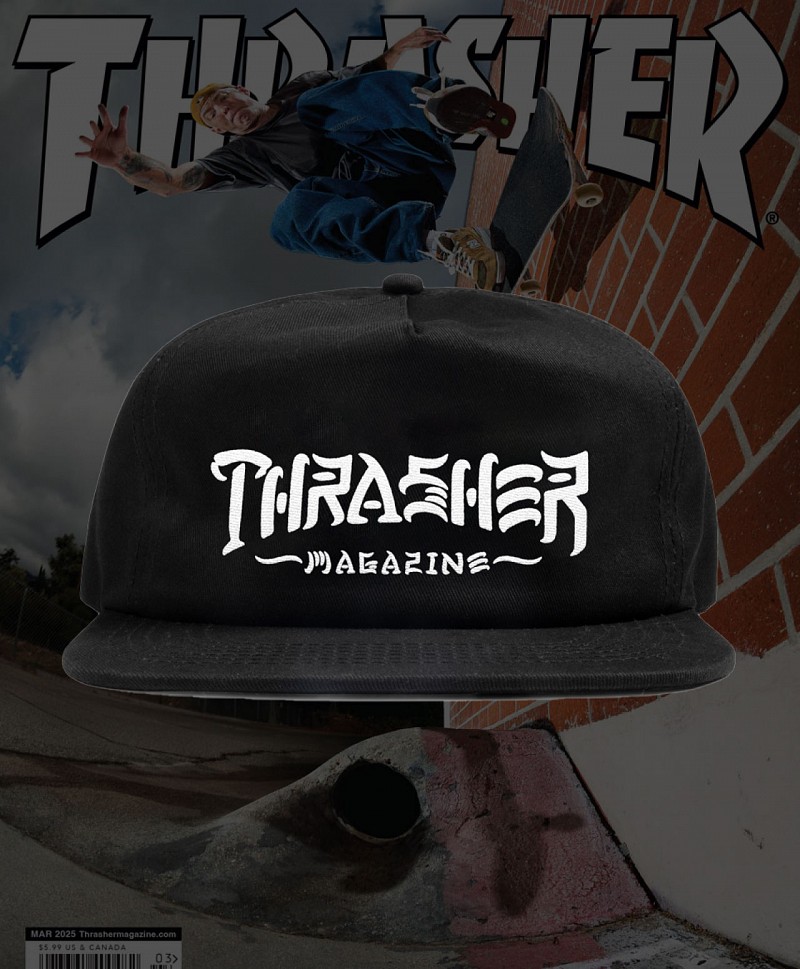 THRASHER THRASH & DESTROY SNAPBACK BLACK