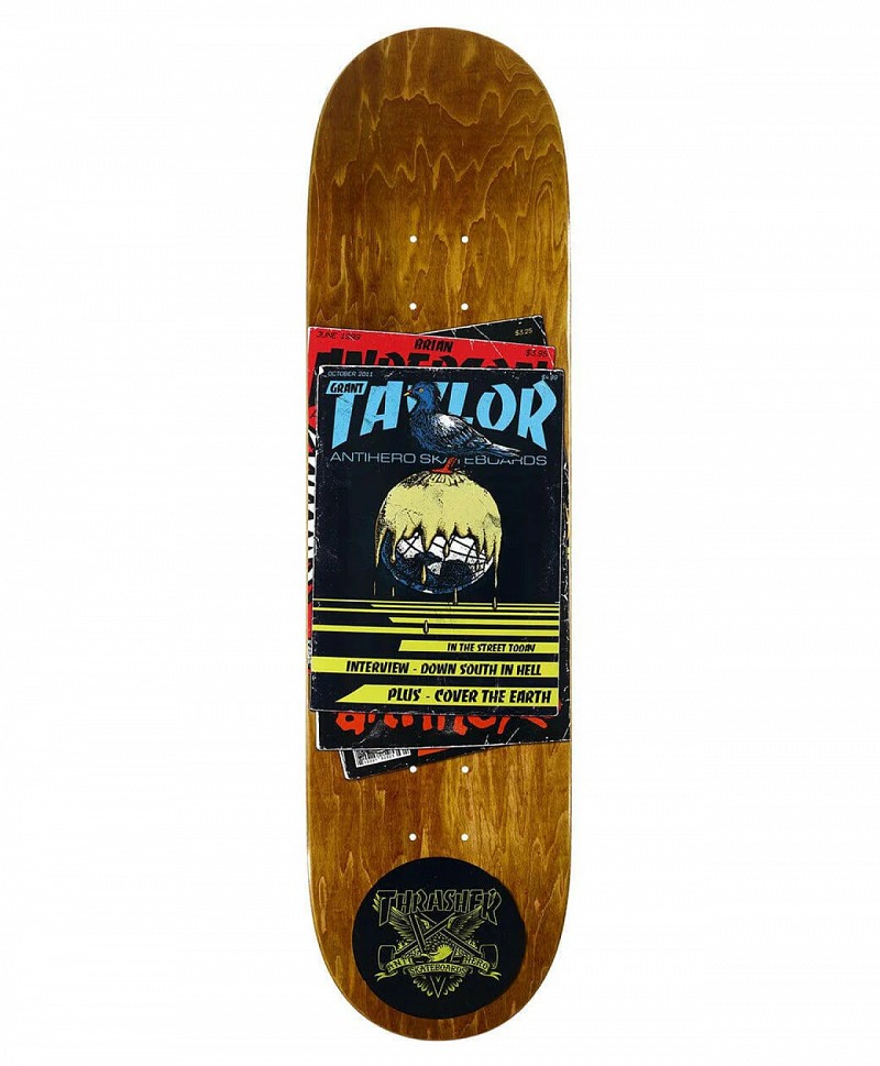 ANTIHERO GRANT THRASHER COLLAB SKATE DECK 8.38 MULTI