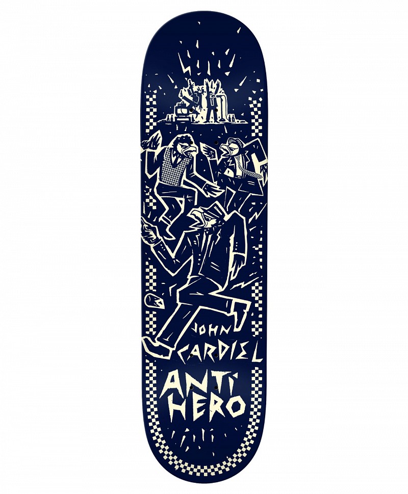 ANTIHERO RUDER BOYS CARDIEL SKATE DECK 8.62 BLUE