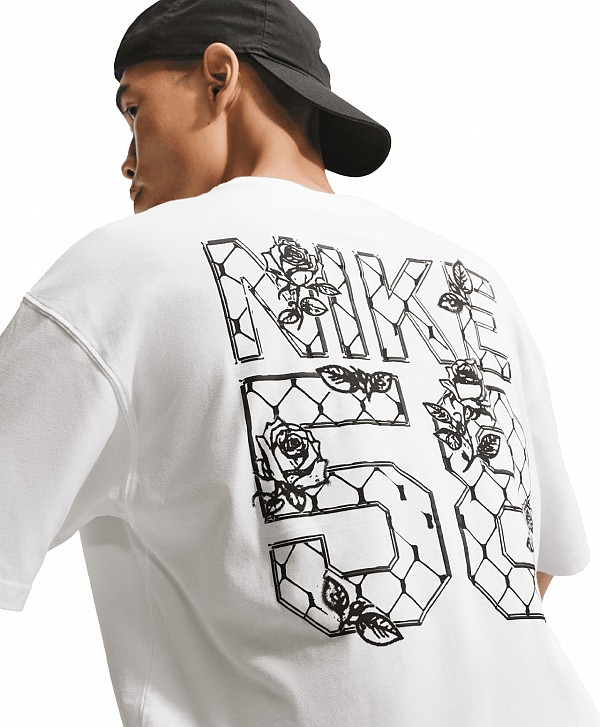 NIKE SB SKATE VARSITY TEE WHITE