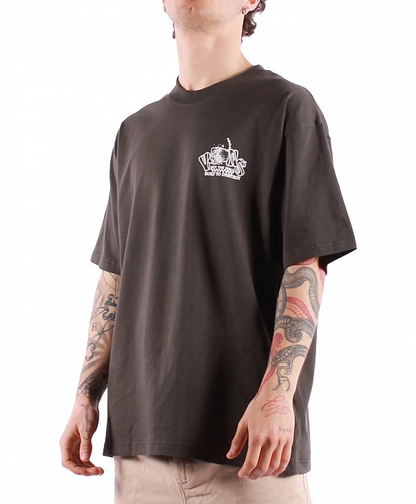 VANS DEMOLISH TEE FADED BLACK