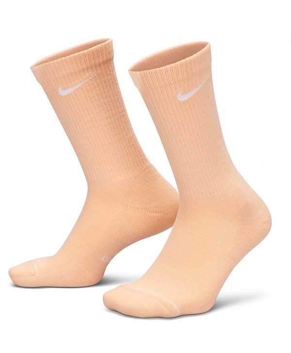 NIKE EVERYDAY ELEVATED CREW SOCKS 6-PACK MULTI/WHITE