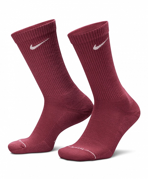 NIKE EVERYDAY ELEVATED CREW SOCKS 3-PACK MULTI/WHITE