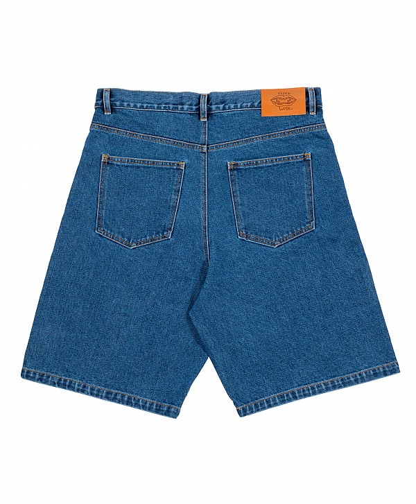 SCREW LOOSE BARREL SHORTS DENIM