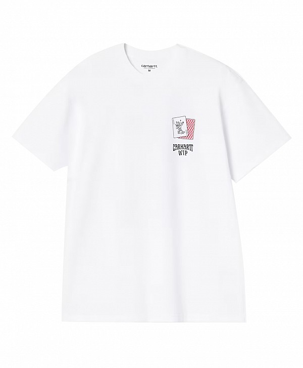 CARHARTT WIP PLAYING CARDS TEE WHITE