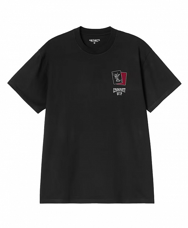 CARHARTT WIP PLAYING CARDS TEE BLACK