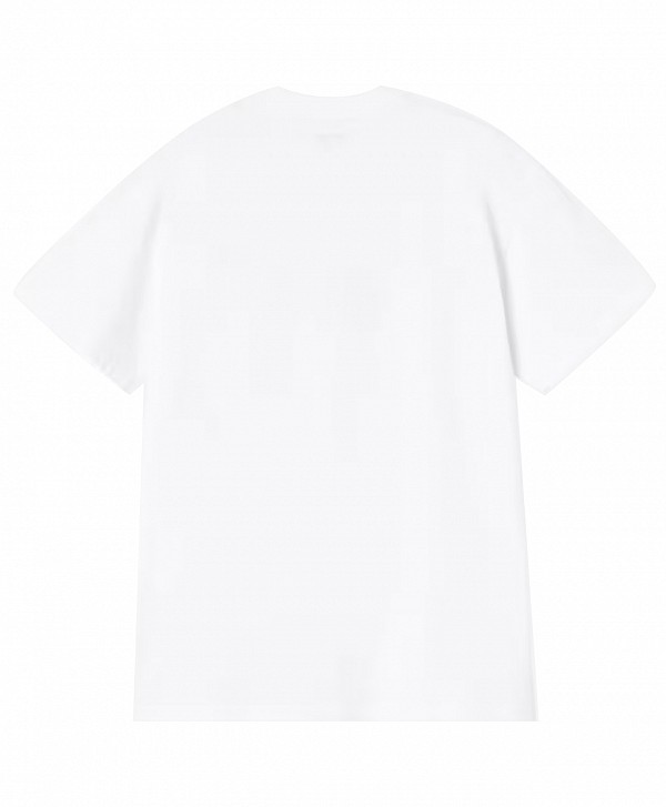 CARHARTT WIP BUMPER STICKERS TEE WHITE