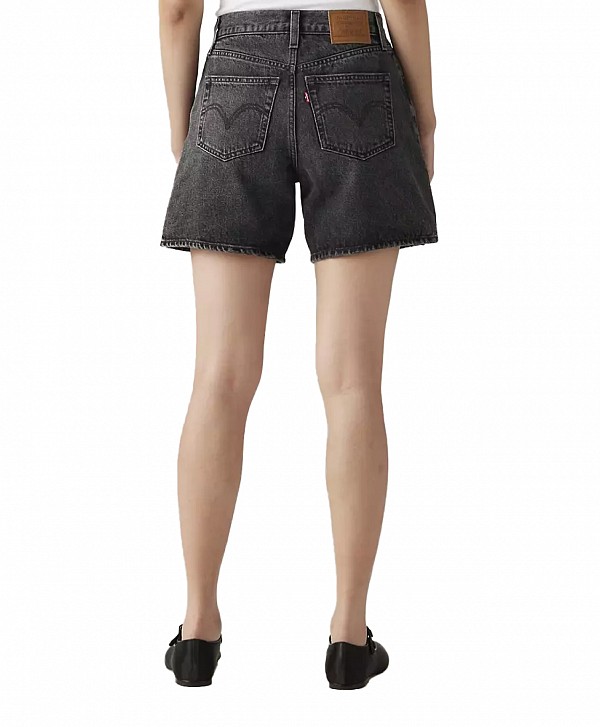 LEVI'S® HIGH RISE BAGGY WOMEN'S SHORTS MY PHONE BLACK