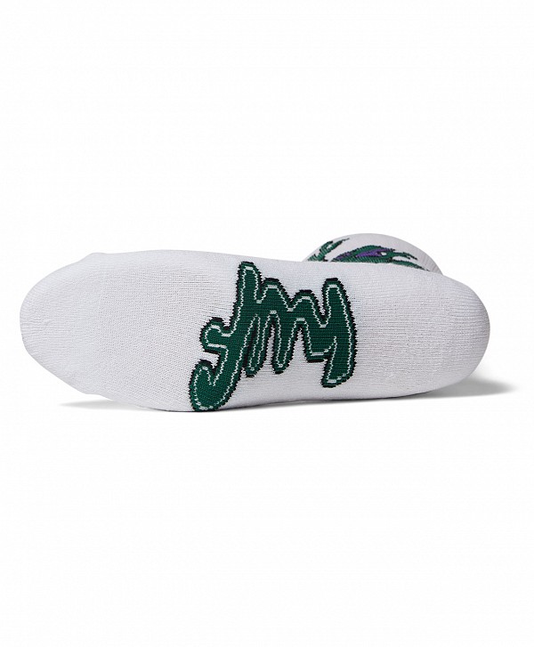 HUF STUCK ON YOU CREW SOCKS WHITE