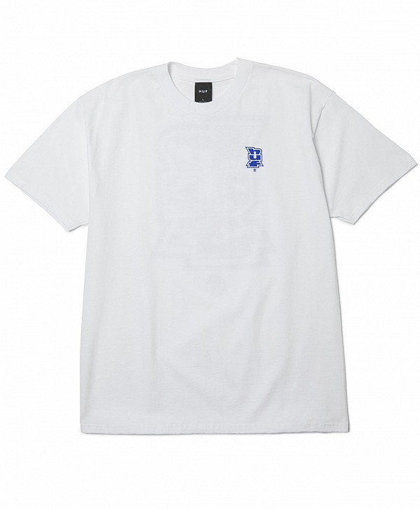 HUF MEGABLAST CAMO TEE WHITE