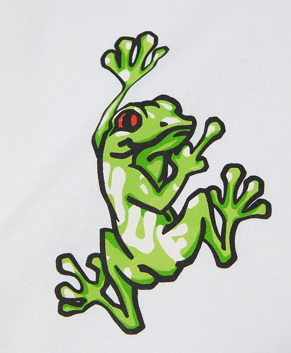 HUF STUCK ON YOU TEE WHITE