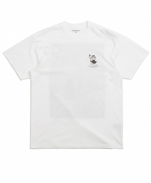 CARHARTT WIP BUMPER CAR TEE WHITE