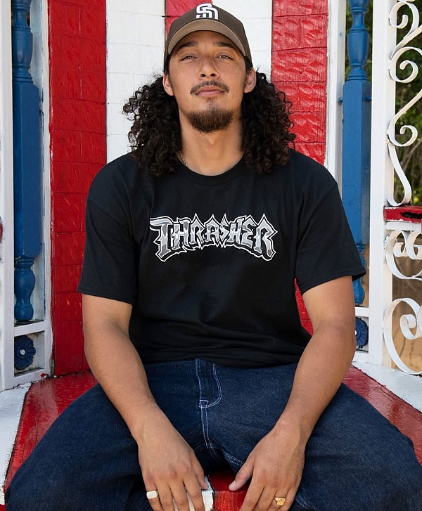 THRASHER CRUISIN' TEE BLACK