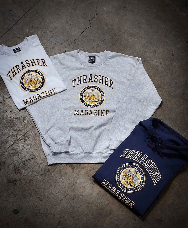 THRASHER DROPOUT TEE WHITE