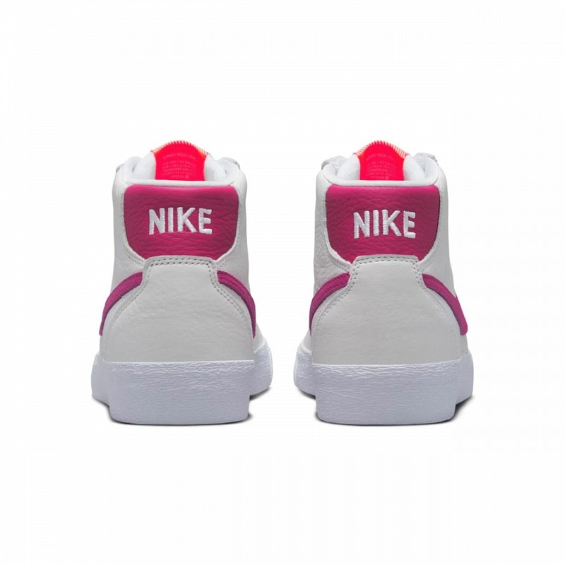 NIKE SB WOMENS BRUIN HI ORANGE LABEL ISO WHITE/SWEET BEET-WHITE