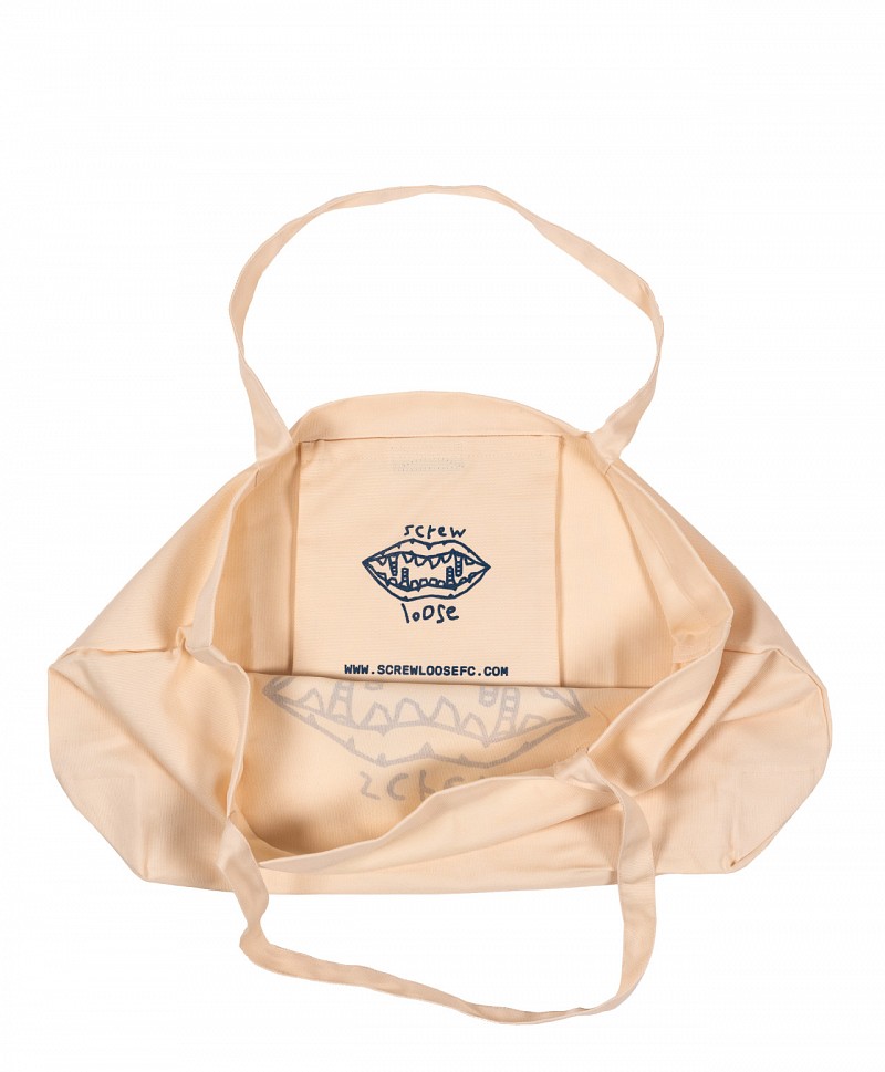 SCREW LOOSE TOTE BAG BEIGE