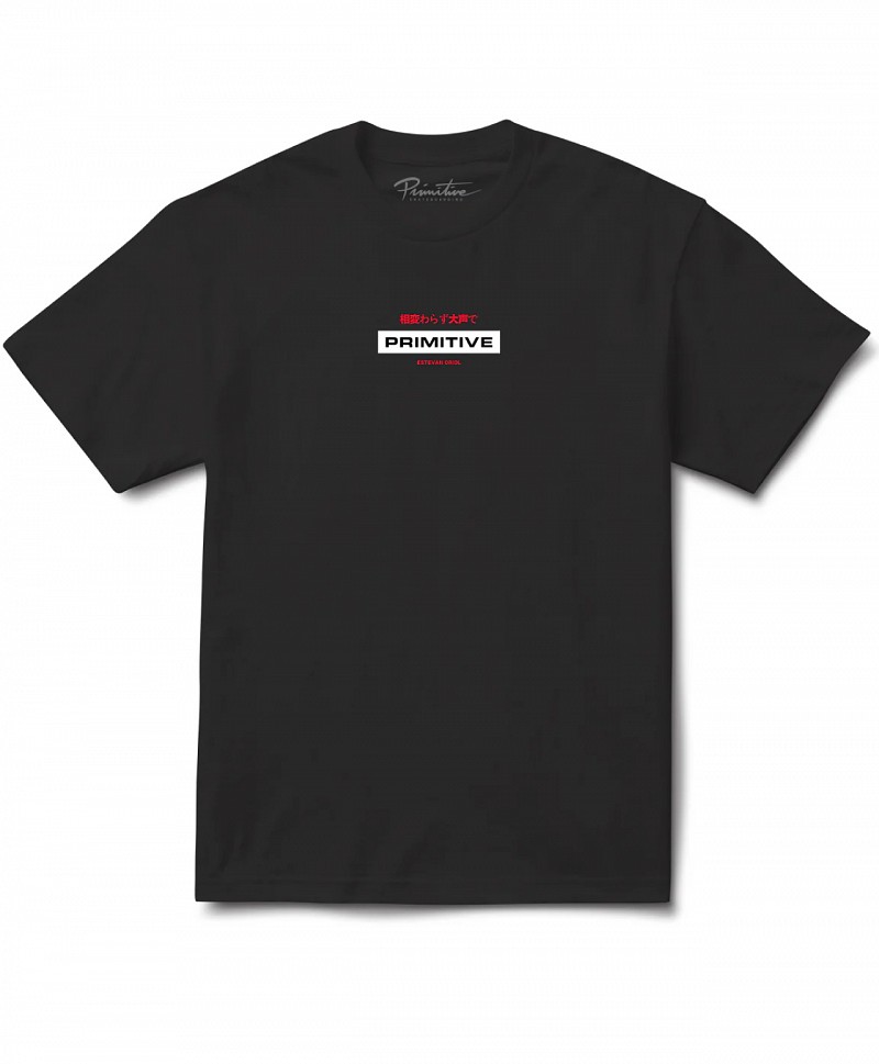 PRIMITIVE SCRAPE HEAVYWEIGHT TEE BLACK