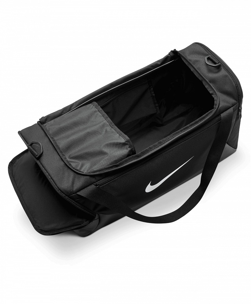 NIKE BRASILIA SMALL DUFFLE BAG BLACK/WHITE