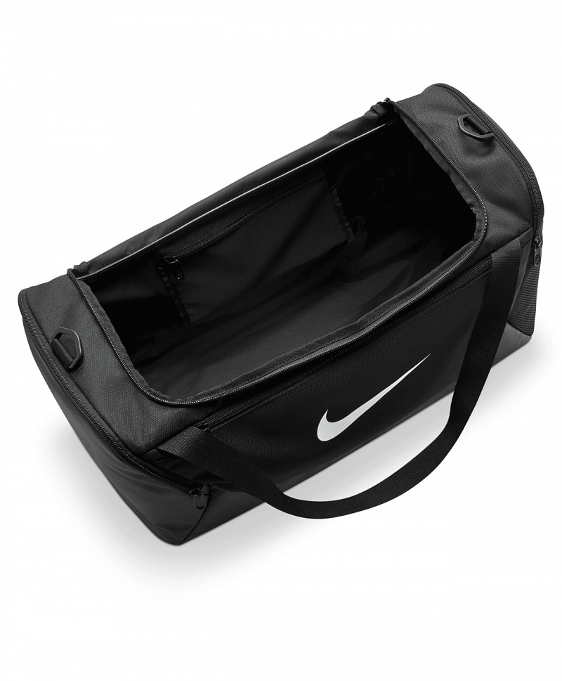 NIKE BRASILIA SMALL DUFFLE BAG BLACK/WHITE